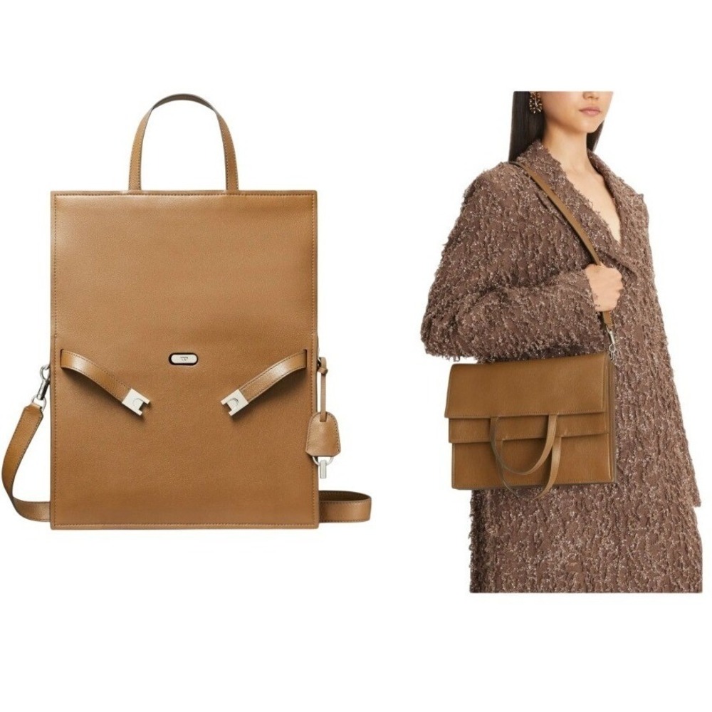 Tory Burch Lee Radziwill Shopper Bag Tote in Tiramisu